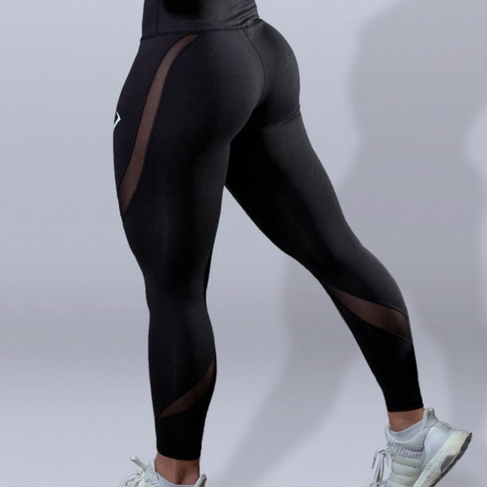 JOCKEY mesh black leggings